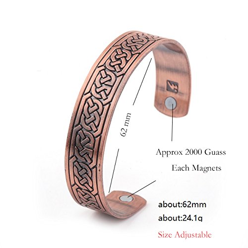 Atención de la salud pulsera magnética para alivio del dolor, terapia, equilibrio, resistencia y energía para los hombres y las mujeres Atención de la salud pulsera magnética para alivio del dolor, terapia, equilibrio, resistencia y energía para los hombres y las mujeres