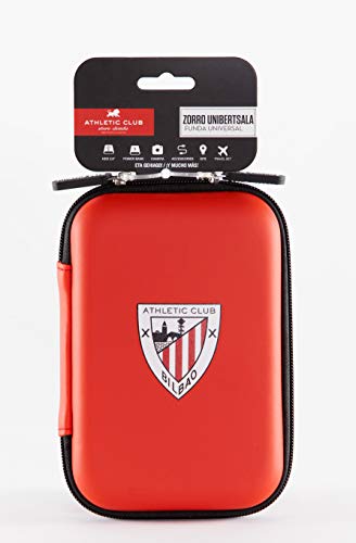 Athletic Club de Bilbao- Funda universal para HDD, discos duros, powerbank, cables, auriculares y accesorios tecnológicos.