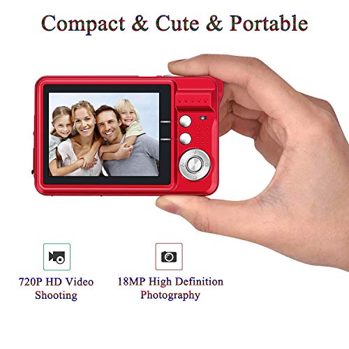 ATian Compactas Cámaras Digitales 2.7 Pulgadas LCD 8X Zoom Digital Anti-vibración Recargable HD Cámara Digital para Estudiantes/Adultos Mayores/niños (Plateado) ATian Compactas Cámaras Digitales 2.7 Pulgadas LCD 8X Zoom Digital Anti-vibración Recargable HD Cámara Digital para Estudiantes/Adultos Mayores/niños (Plateado)