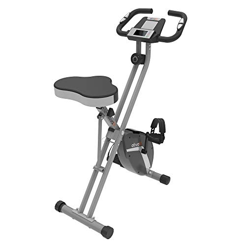 ATIVAFIT - Bicicleta estática plegable magnética vertical, Asiento grande. ATIVAFIT - Bicicleta estática plegable magnética vertical, Asiento grande.