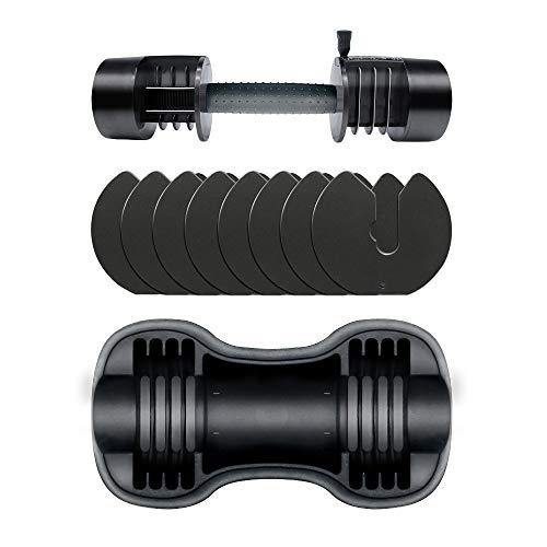 ATIVAFIT-Mancuernas ajustables para gimnasio o casa, individuales (12,5 kg) ATIVAFIT-Mancuernas ajustables para gimnasio o casa, individuales (12,5 kg)