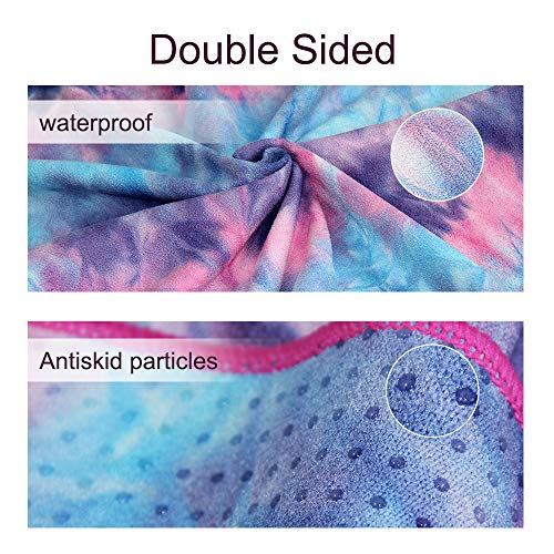 ATIVAFIT Toalla de Yoga Antideslizante, Supersuave, Absorbente, tamaño Yoga, Pilates y Entrenamientos, 188 x 64 cm ATIVAFIT Toalla de Yoga Antideslizante, Supersuave, Absorbente, tamaño Yoga, Pilates y Entrenamientos, 188 x 64 cm