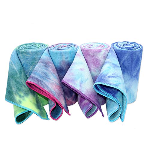 ATIVAFIT Toalla de Yoga Antideslizante, Supersuave, Absorbente, tamaño Yoga, Pilates y Entrenamientos, 188 x 64 cm ATIVAFIT Toalla de Yoga Antideslizante, Supersuave, Absorbente, tamaño Yoga, Pilates y Entrenamientos, 188 x 64 cm
