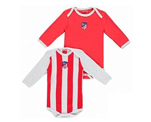 Atlético de Madrid 2 Bodys Manga Larga Bebé (24 Meses) Atlético de Madrid 2 Bodys Manga Larga Bebé (24 Meses)