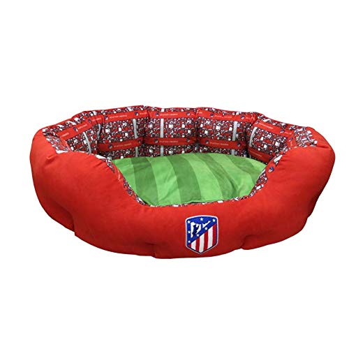 Atletico de Madrid BE-01M-ATL Cama para Animales de Compañía, Talla M