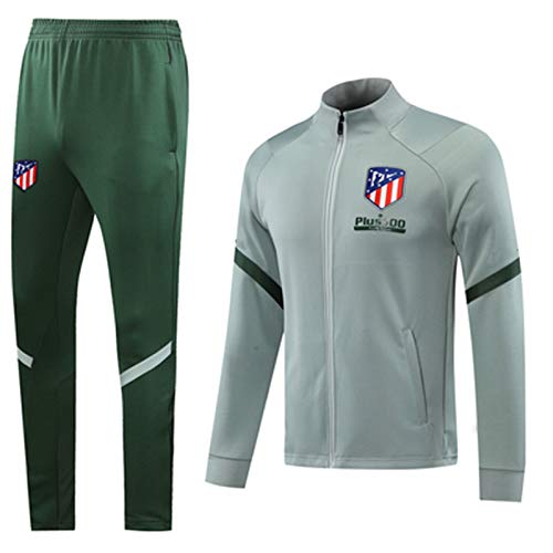 Atlětico Mǎdrid 2021 - Conjunto de pantalón de entrenamiento de fútbol (manga larga)