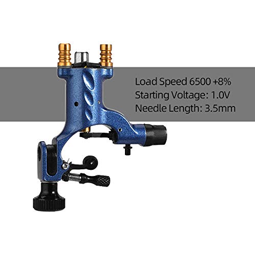 ATOMUS Pistola De MáQuina De Tatuaje Giratoria Pistola De Motor Para MáQuina De LibéLula Para Tatuaje ArtíStico Azul