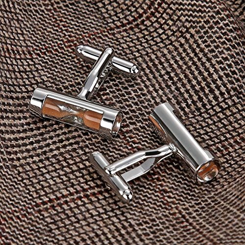 Aundiz Hombres Acero Inoxidable Gemelo Naranja Minutero Reloj de Arena Aundiz Hombres Acero Inoxidable Gemelo Naranja Minutero Reloj de Arena