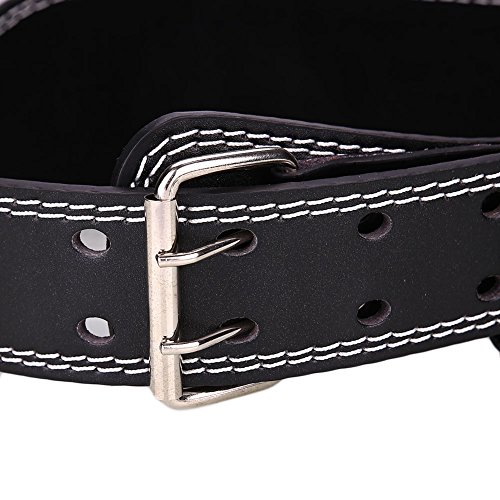 Auntwhale Cinturón de Levantamiento de Pesas de PVC Cinturón de Levantamiento de Pesas Powerlifting Lumbar Protection Men Adultos Gym Fitness Equipment Black Auntwhale Cinturón de Levantamiento de Pesas de PVC Cinturón de Levantamiento de Pesas Powerlifting Lumbar Protection Men Adultos Gym Fitness Equipment Black