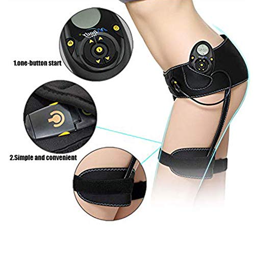 Auplew Entrenador de glúteos Entrenador de Caderas EMS estimulación eléctrica de músculos piernas Delgadas Equipo de Fitness masajeador