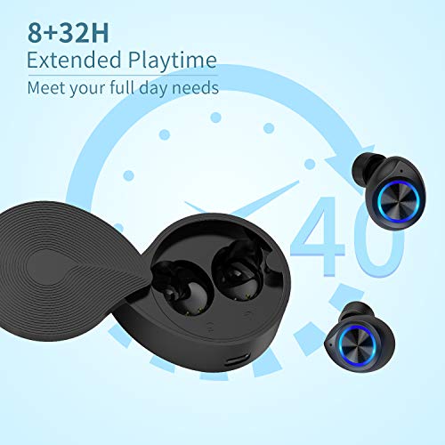 Auriculares Bluetooth, iAmotus Inalámbricos Auriculares Mini Twins Stereo In-Ear Carga Rapida Auriculares Sport Bluetooth 5.0 Resistente al Agua con Micrófono para iPhone y Android Huawei Auriculares Bluetooth, iAmotus Inalámbricos Auriculares Mini Twins Stereo In-Ear Carga Rapida Auriculares Sport Bluetooth 5.0 Resistente al Agua con Micrófono para iPhone y Android Huawei