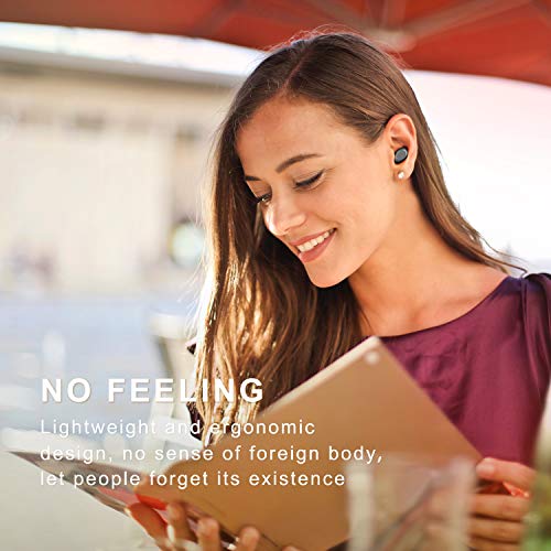 Auriculares Inalámbricos, Auriculares Bluetooth Mini Cascos In-Ear IPX5 Impermeable Auriculares Deportivos Estéreo con Estuche de Carga y Auriculares con microfono, Control Tactil,para iOS y Android Auriculares Inalámbricos, Auriculares Bluetooth Mini Cascos In-Ear IPX5 Impermeable Auriculares Deportivos Estéreo con Estuche de Carga y Auriculares con microfono, Control Tactil,para iOS y Android