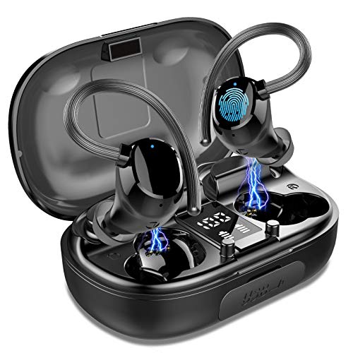 Auriculares Inalambricos Deportivos, Auriculares Bluetooth 5.0 Sport IP7 Impermeable Cascos Bluetooth In-Ear Auriculares Wireless Running con Mic, 100 Horas y Pantalla LED, Viajes, Deporte Auriculares Inalambricos Deportivos, Auriculares Bluetooth 5.0 Sport IP7 Impermeable Cascos Bluetooth In-Ear Auriculares Wireless Running con Mic, 100 Horas y Pantalla LED, Viajes, Deporte