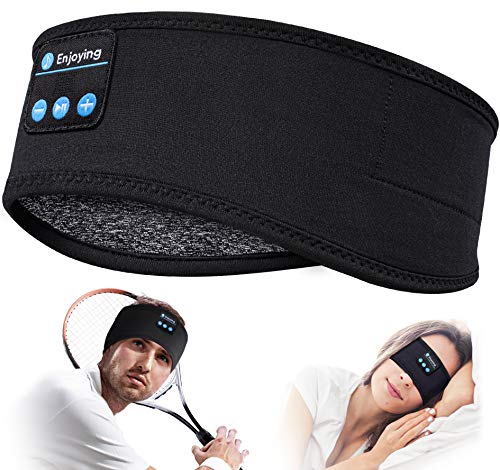 Auriculares para Dormir Regalos Originales para Hombre Mujer - Regalos Originales Auriculares Dormir Deportes Diadema Bluetooth, Suave Orejeras para Dormir con Ultrafinos HD Estéreo Altavoces (Black) Auriculares para Dormir Regalos Originales para Hombre Mujer - Regalos Originales Auriculares Dormir Deportes Diadema Bluetooth, Suave Orejeras para Dormir con Ultrafinos HD Estéreo Altavoces (Black)