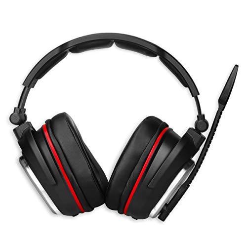 Auricularesn Gaming inalámbricos Gaming con Bass 7.1 Surround y Orejeras de Metal Auriculares con microfono para PS4, Nintendo Switch,PC