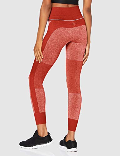 AURIQUE ST0092 Leggings de Deporte, Rojo, 42