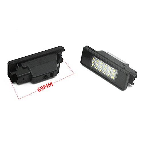 Auto Wayfeng WF® LED SMD Luz de matrícula para CITROEN C2 3D / C3 5D / C4 3D / C4 5D / C5 4D / C5 5D / C6 4D / C8 4D DS3 3D