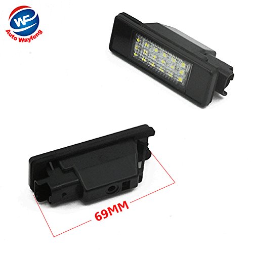 Auto Wayfeng WF® LED SMD Luz de matrícula para CITROEN C2 3D / C3 5D / C4 3D / C4 5D / C5 4D / C5 5D / C6 4D / C8 4D DS3 3D