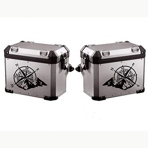 Autodomy Pegatinas Brújula Rosa de los Vientos Trail Off Road Todoterreno 4x4 Sport para Coche o Moto (Negro) Autodomy Pegatinas Brújula Rosa de los Vientos Trail Off Road Todoterreno 4x4 Sport para Coche o Moto (Negro)