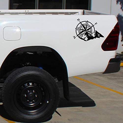 Autodomy Pegatinas Brújula Rosa de los Vientos Trail Off Road Todoterreno 4x4 Sport para Coche o Moto (Negro) Autodomy Pegatinas Brújula Rosa de los Vientos Trail Off Road Todoterreno 4x4 Sport para Coche o Moto (Negro)