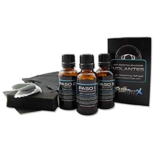 AutoFullCar - KIT RESTAURADOR VOLANTES CUERO FullCarX by Full Dip color negro | RENUEVA RESTAURA HIDRATA AutoFullCar - KIT RESTAURADOR VOLANTES CUERO FullCarX by Full Dip color negro | RENUEVA RESTAURA HIDRATA