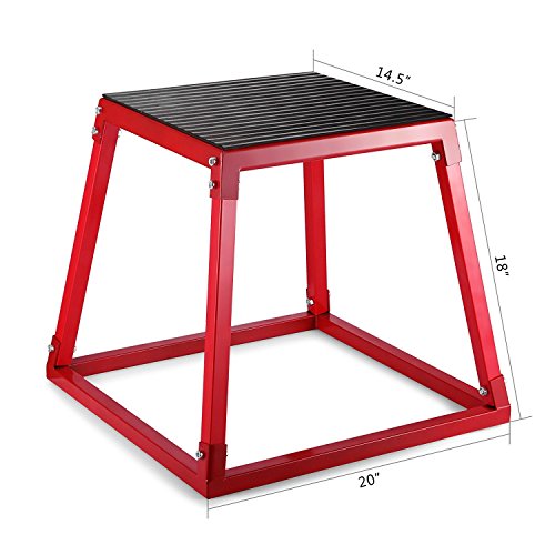 Autovictoria PlyoBox Set Plyometric Box Ejercicio 12"Plyometric Platform Jump Box Ejercicio 18" Plyometric Jump Boxes 24"Caja de Fitness Set para Entrenamiento de Salto (Set of 12, 14, 24) Autovictoria PlyoBox Set Plyometric Box Ejercicio 12"Plyometric Platform Jump Box Ejercicio 18" Plyometric Jump Boxes 24"Caja de Fitness Set para Entrenamiento de Salto (Set of 12, 14, 24)
