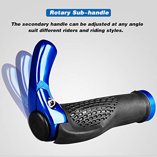 AUVSTAR Puños Bicicleta,Puños Bicicleta Ergonomicos,Bike Agarre de la Mano para Scooter Cruiser Urban Bicicleta Triciclo Silla de Ruedas Mountain Bike Road Bike MTB BMX Plegable Bicicleta. (Azul) AUVSTAR Puños Bicicleta,Puños Bicicleta Ergonomicos,Bike Agarre de la Mano para Scooter Cruiser Urban Bicicleta Triciclo Silla de Ruedas Mountain Bike Road Bike MTB BMX Plegable Bicicleta. (Azul)