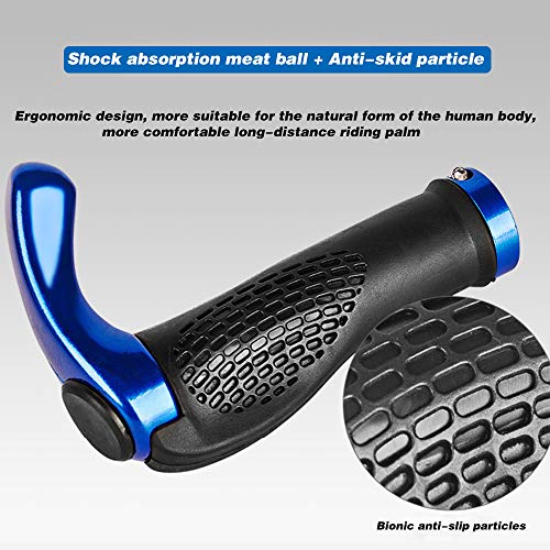 AUVSTAR Puños Bicicleta,Puños Bicicleta Ergonomicos,Bike Agarre de la Mano para Scooter Cruiser Urban Bicicleta Triciclo Silla de Ruedas Mountain Bike Road Bike MTB BMX Plegable Bicicleta. (Azul) AUVSTAR Puños Bicicleta,Puños Bicicleta Ergonomicos,Bike Agarre de la Mano para Scooter Cruiser Urban Bicicleta Triciclo Silla de Ruedas Mountain Bike Road Bike MTB BMX Plegable Bicicleta. (Azul)