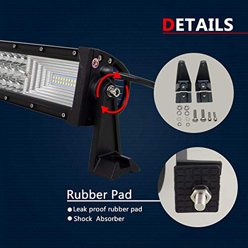 AUXTINGS 42 pulgadas 540W Curvo triple fila 7D LED barra de luz de trabajo Spot Flood Combo Beam DC 12V-24V 6000K vehículos todoterreno 4x4 Atvs Utvs AUXTINGS 42 pulgadas 540W Curvo triple fila 7D LED barra de luz de trabajo Spot Flood Combo Beam DC 12V-24V 6000K vehículos todoterreno 4x4 Atvs Utvs