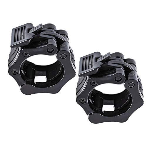 Aweisile Barbell Barra con Bloqueo para Fitness 2 Piezas Barra Abrazaderas de Liberación Rápida Abrazadera para Halterofilia 50mm para Fitness Levantamiento de Pesa Rutina de Ejercicio Aweisile Barbell Barra con Bloqueo para Fitness 2 Piezas Barra Abrazaderas de Liberación Rápida Abrazadera para Halterofilia 50mm para Fitness Levantamiento de Pesa Rutina de Ejercicio