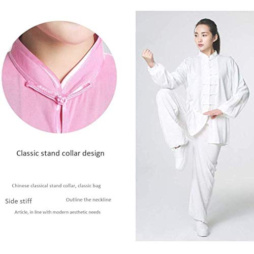 Axpdefi Traje de Tai Chi para Mujer, Uniforme de meditación Zen Tradicional China Ropa de Artes Marciales Kung Fu Ejercicios matutinos Ropa Traje de Yoga (Color: Negro, Talla: Grande) Axpdefi Traje de Tai Chi para Mujer, Uniforme de meditación Zen Tradicional China Ropa de Artes Marciales Kung Fu Ejercicios matutinos Ropa Traje de Yoga (Color: Negro, Talla: Grande)