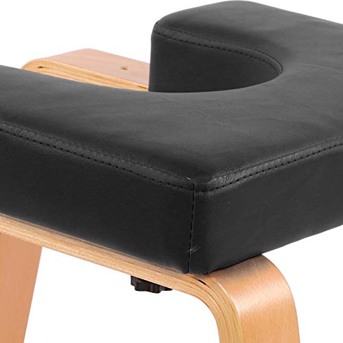 AYNEFY Silla de yoga, taburete de yoga, taburete para la cabeza, taburete para hombres y mujeres, gimnasio, casa, culturismo, yoga, inversión, silla (negro azul)