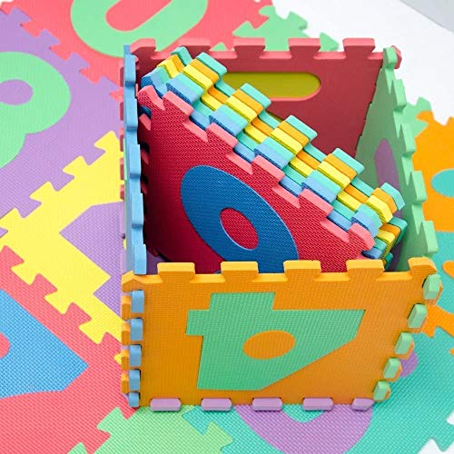 azorex 6Pcs Alfombra Puzzle 6 uds para Niños Colchoneta Sauve Infantil Protectora de Suelo Goma Espuma para Niño Gimnasio Habitación 30x30 cm