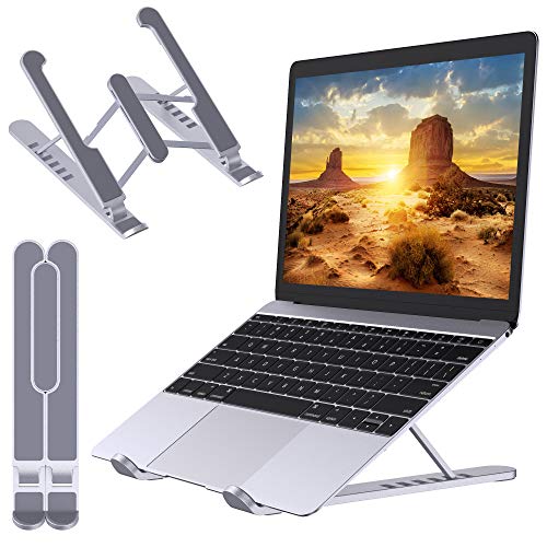 Babacom Soporte Portatil Mesa, Plegable Ventilado Soporte Ordenador Portátil, 6 Ángulos Ajustable Elevador Portatil Laptop Stand Compatible con MacBook Lenovo HP PC 10-15.6”, ABS+Aluminio+Silicona Babacom Soporte Portatil Mesa, Plegable Ventilado Soporte Ordenador Portátil, 6 Ángulos Ajustable Elevador Portatil Laptop Stand Compatible con MacBook Lenovo HP PC 10-15.6”, ABS+Aluminio+Silicona