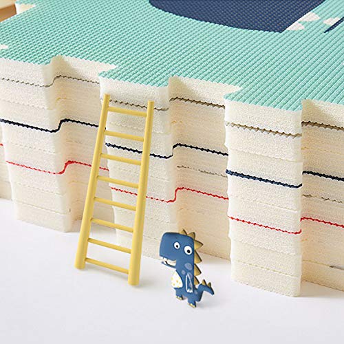 Babify Alfombra Puzzle para bebés Toy Planet - Espesor 2 cm, Antideslizante, Extragrande, Reversible, Impermeable, portátil, de Doble Cara, para niños pequeños y bebés (165x165x2cm)