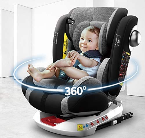 Babify Onboard Silla de Coche Giratoria 360º – Grupos 0/1/2/3 - Reclinable - Contramarcha hasta grupo 1 - Black Edition Babify Onboard Silla de Coche Giratoria 360º – Grupos 0/1/2/3 - Reclinable - Contramarcha hasta grupo 1 - Black Edition