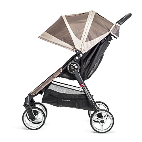 Baby Jogger City Mini 4 - Silla de paseo, color arena/piedra Baby Jogger City Mini 4 - Silla de paseo, color arena/piedra