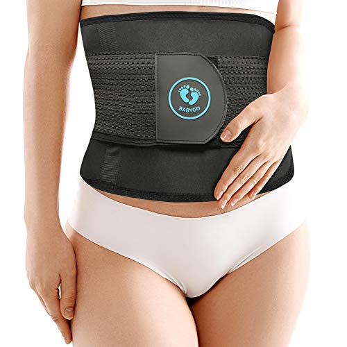 BABYGO Faja Reductora Postparto, Adelgazamiento Deportivo para Mujer, Quema de Grasa, Trabajo de moldeo, Diástasis, Abdominal, Lumbar, por Cesárea, Neopreno