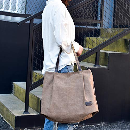 BAGZY Lona Bolsa de Mujere Gimnasio Bolso de Mano Regalo Bolso de hombro para mujer Bolsa de trabajo Cartera Bolso de Viaje Bolsa Deportiva Mano de Viaje Bolso Organizador de Viajes BAGZY Lona Bolsa de Mujere Gimnasio Bolso de Mano Regalo Bolso de hombro para mujer Bolsa de trabajo Cartera Bolso de Viaje Bolsa Deportiva Mano de Viaje Bolso Organizador de Viajes