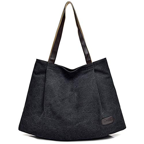BAGZY Lona Bolsa de Mujere Gimnasio Bolso de Mano Regalo Bolso de hombro para mujer Bolsa de trabajo Cartera Bolso de Viaje Bolsa Deportiva Mano de Viaje Bolso Organizador de Viajes BAGZY Lona Bolsa de Mujere Gimnasio Bolso de Mano Regalo Bolso de hombro para mujer Bolsa de trabajo Cartera Bolso de Viaje Bolsa Deportiva Mano de Viaje Bolso Organizador de Viajes