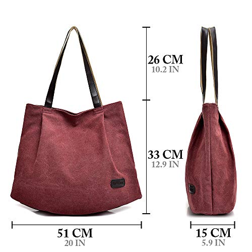 BAGZY Lona Bolsa de Mujere Gimnasio Bolso de Mano Regalo Bolso de hombro para mujer Bolsa de trabajo Cartera Bolso de Viaje Bolsa Deportiva Mano de Viaje Bolso Organizador de Viajes BAGZY Lona Bolsa de Mujere Gimnasio Bolso de Mano Regalo Bolso de hombro para mujer Bolsa de trabajo Cartera Bolso de Viaje Bolsa Deportiva Mano de Viaje Bolso Organizador de Viajes