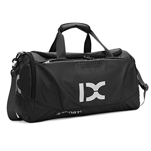 BAIGIO Bolso Impermeable Deportivo, Bolsa de Gimnasio Separada en Seco y Húmedo, Bolsa de Deporte con Compartimento de Zapatos, para Hombres y Mujeres para Viajes Gimnasio Fitness Natación