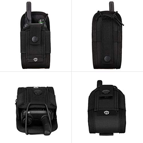 BAIGIO Walkie Talkie Funda Bolsa Militar Multi-Función Bolsa Carcasa Funda Case de Nylon para Walkie-Talkie Radio,Dispositivos Electronicos Portatiles y GPS, etc. Bolsa del Teléfono (Negro) BAIGIO Walkie Talkie Funda Bolsa Militar Multi-Función Bolsa Carcasa Funda Case de Nylon para Walkie-Talkie Radio,Dispositivos Electronicos Portatiles y GPS, etc. Bolsa del Teléfono (Negro)