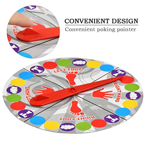 BaiJ Twister Juego,Juegos de Suelo Gaming Familiar Tapete de Juego para Movimientos Corporales Niños Adultos Fiesta Picnic Deporte al Aire Libre(con Caja de Color) BaiJ Twister Juego,Juegos de Suelo Gaming Familiar Tapete de Juego para Movimientos Corporales Niños Adultos Fiesta Picnic Deporte al Aire Libre(con Caja de Color)