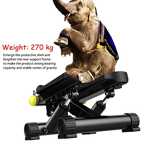 BAIMILI Stepper Cardio Fitness Mini 150kg, Máquina de Step Aparato de Entrenamiento Stepper con Barra de Sujección Y Pantalla Multifuncional BAIMILI Stepper Cardio Fitness Mini 150kg, Máquina de Step Aparato de Entrenamiento Stepper con Barra de Sujección Y Pantalla Multifuncional