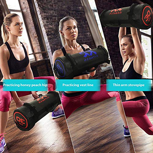 BaisdSport Sandbag Fitness, Saco Peso Fitness Saco De Arena para Entrenamiento De (10-30kg) para Fitness Funcional Y Potenciamiento Muscular (No Contiene Arena,20-kg