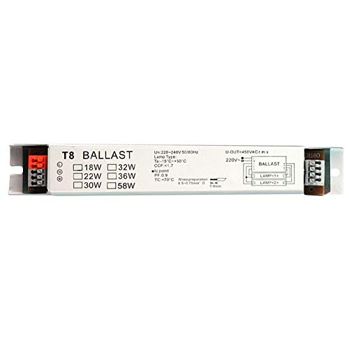 Balasto para encendido de bombilla universal instantánea fluorescente tipo T8, de amplio voltaje (220 a 240 V), electrónico., No nulo, como se muestra en la imagen, 2*36w Balasto para encendido de bombilla universal instantánea fluorescente tipo T8, de amplio voltaje (220 a 240 V), electrónico., No nulo, como se muestra en la imagen, 2*36w