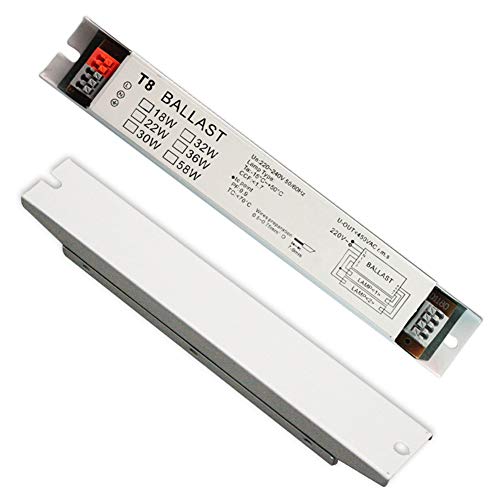 Balasto para encendido de bombilla universal instantánea fluorescente tipo T8, de amplio voltaje (220 a 240 V), electrónico., No nulo, como se muestra en la imagen, 2*36w Balasto para encendido de bombilla universal instantánea fluorescente tipo T8, de amplio voltaje (220 a 240 V), electrónico., No nulo, como se muestra en la imagen, 2*36w