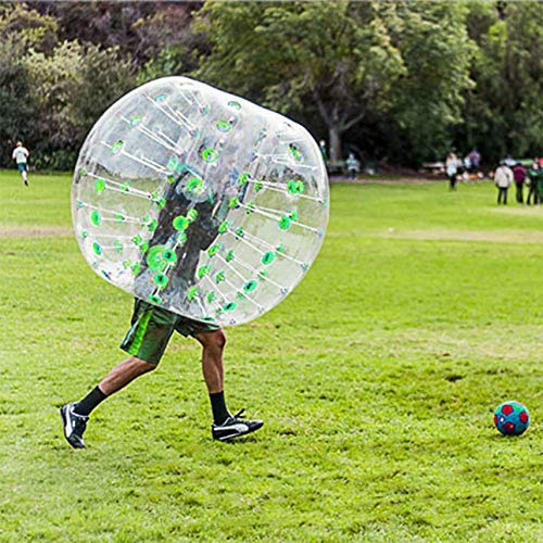 Ballylelly Deporte al Aire Libre Golpeador Humano Bumper Inflable Burbuja de fútbol Zorb Ball para Adultos Colisión Traje de Cuerpo Correr Deporte Juego Familiar