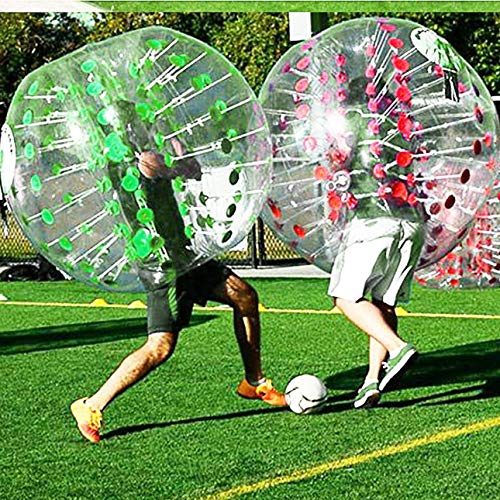 Ballylelly Deporte al Aire Libre Golpeador Humano Bumper Inflable Burbuja de fútbol Zorb Ball para Adultos Colisión Traje de Cuerpo Correr Deporte Juego Familiar
